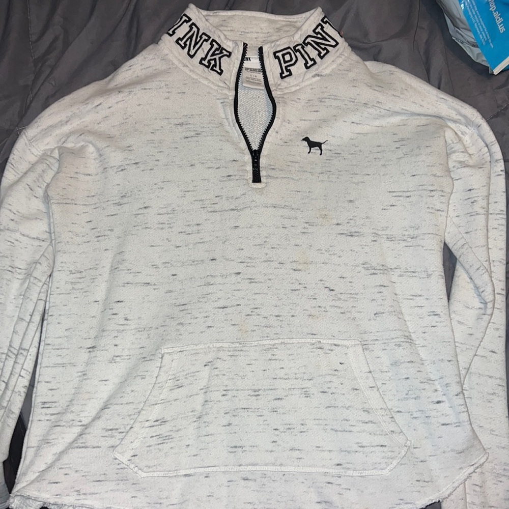 PINK - sweater - white - size Large